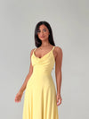 Robe maxi - élégante robe de soirée drapée