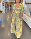 Robe maxi - élégante robe longue à imprimé floral pour femmes