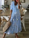 Robe maxi florale - l'élégance estivale pour femmes