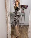 Robe maxi - robe élégante pour femmes avec fente haute