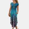 Robe maxi - robe longue pour femmes au motif exquis