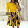 Robe midi avec ceinture - robe élégante avec détails zippés