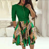 Robe midi avec ceinture - robe élégante avec détails zippés