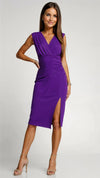 Robe midi élégante - robe de soirée rouge stylée pour femmes