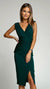 Robe midi élégante - robe de soirée rouge stylée pour femmes
