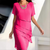 Robe midi élégante - robe superposée en chiffon pour femmes