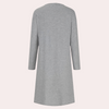 Robe midi femme - tunique asymétrique à carreaux élégante