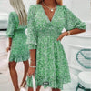 Robe midi fleuries - robe élégante pour dames