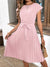 Robe midi plissée - élégante robe d'été pour femmes