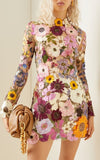 Robe mini florale brodée - une pièce raffinée pour briller