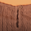 Robe mini tricotée - robe dames à côtes avec ceinture élégante