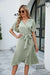 Robe portefeuille - élégante robe pour femmes avec détail à nouer
