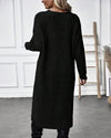Robe pull tricotée - élégante robe à manches longues pour femmes
