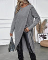 Robe pull tricotée - élégante robe à manches longues pour femmes