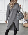 Robe pull tricotée - élégante robe à manches longues pour femmes