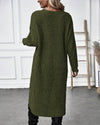 Robe pull tricotée - élégante robe à manches longues pour femmes