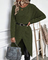 Robe pull tricotée - élégante robe à manches longues pour femmes