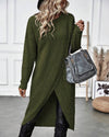 Robe pull tricotée - élégante robe à manches longues pour femmes