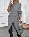 Robe pull tricotée - élégante robe à manches longues pour femmes