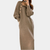Robe pull tricotée - élégante robe pour femmes avec détails boutons