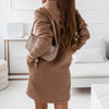 Robe sweat à capuche - robe décontractée pour femmes