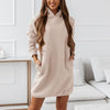 Robe sweat à capuche - robe décontractée pour femmes