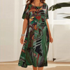Robes maxi - élégante robe d'été à manches courtes pour femmes