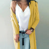 Cardigan long femme chic en tricot léger - couche polyvalente pour un style toute l'année