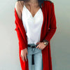 Cardigan long femme chic en tricot léger - couche polyvalente pour un style toute l'année