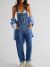 Salopette en denim - combinaison féminine décontractée