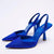 Sandales à talons hauts avec bride arrière - chaussures élégantes pour femmes avec détails en strass