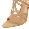 Sandales à talons hauts - élégantes chaussures style gladiateur pour femmes