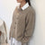 Cardigan en cachemire - pull avec détails de boutons pour femmes