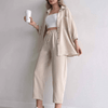 Ensemble décontracté pour femmes - haut léger et pantalon pour un look quotidien