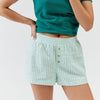 Shorts d'été légers à rayures pour femme - coupe décontractée et entretien facile