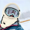 Snood en polaire avec capuche - écharpe d'hiver chaleureuse pour femmes
