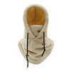 Snood en polaire avec capuche - écharpe d'hiver chaleureuse pour femmes