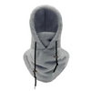 Snood en polaire avec capuche - écharpe d'hiver chaleureuse pour femmes