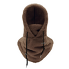 Snood en polaire avec capuche - écharpe d'hiver chaleureuse pour femmes