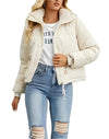 Veste puffer femme - manteau matelassé léger pour un style chic en hiver
