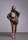 Sweat à capuche oversize avec motif canard - sweat décontracté pour femmes