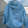 Sweat à capuche - pull décontracté féminin avec message inspirant