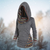 Sweat à capuche - pull en polaire à motif tribal pour femmes