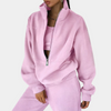 Sweat à col zippé - ensemble de détente féminin