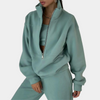 Sweat à col zippé - ensemble de détente féminin