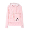 Sweat-shirt à capuche avec poche pour chiot - haut tendance pour femmes