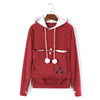 Sweat-shirt à capuche avec poche pour chiot - haut tendance pour femmes