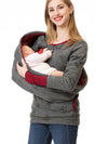 Sweat-shirt de maternité - sweat chic pour l'allaitement avec poche