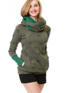 Sweat-shirt de maternité - sweat chic pour l'allaitement avec poche