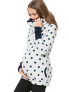 Sweat-shirt de maternité - sweat chic pour l'allaitement avec poche